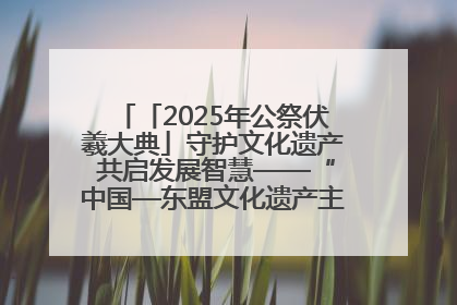 「2025年公祭伏羲大典」守护文化遗产 共启发展智慧——“中国—东盟文化遗产主题对话”侧记