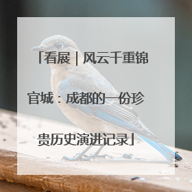 看展｜风云千重锦官城：成都的一份珍贵历史演进记录