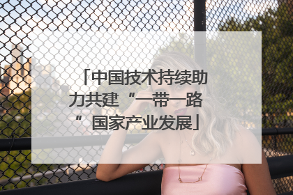 中国技术持续助力共建“一带一路”国家产业发展