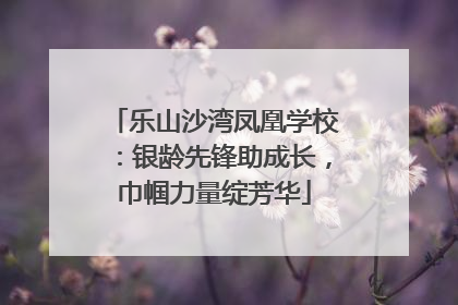 乐山沙湾凤凰学校：银龄先锋助成长，巾帼力量绽芳华