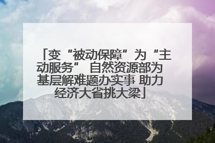 变“被动保障”为“主动服务” 自然资源部为基层解难题办实事 助力经济大省挑大梁