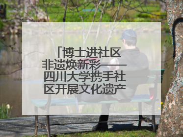 博士进社区 非遗焕新彩——四川大学携手社区开展文化遗产日特别活动