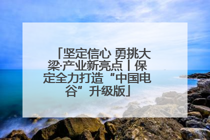坚定信心 勇挑大梁·产业新亮点丨保定全力打造“中国电谷”升级版