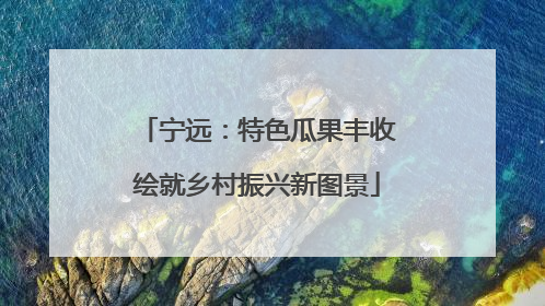 宁远：特色瓜果丰收绘就乡村振兴新图景