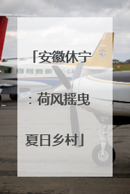 安徽休宁：荷风摇曳夏日乡村