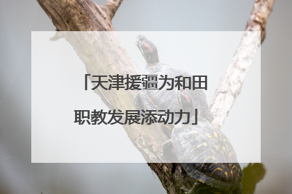 天津援疆为和田职教发展添动力