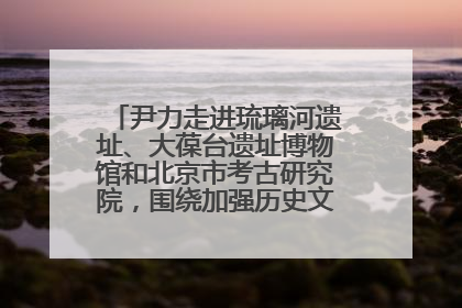 尹力走进琉璃河遗址、大葆台遗址博物馆和北京市考古研究院，围绕加强历史文化名城保护调研