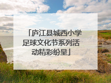 庐江县城西小学足球文化节系列活动精彩纷呈