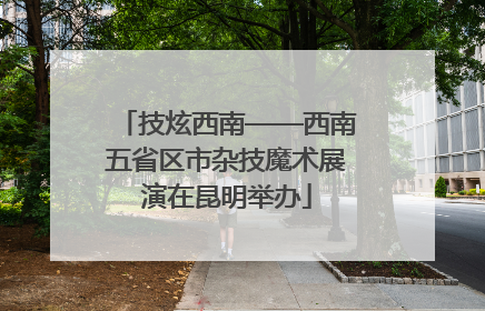技炫西南——西南五省区市杂技魔术展演在昆明举办