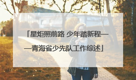 星炬照前路 少年踏新程——青海省少先队工作综述