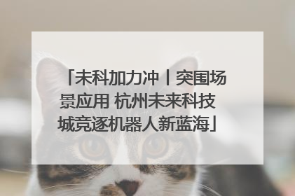 未科加力冲丨突围场景应用 杭州未来科技城竞逐机器人新蓝海