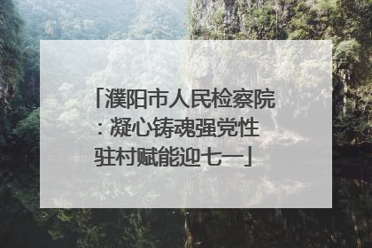 濮阳市人民检察院：凝心铸魂强党性 驻村赋能迎七一