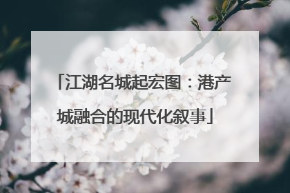 江湖名城起宏图：港产城融合的现代化叙事