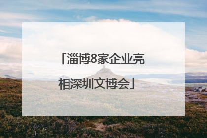 淄博8家企业亮相深圳文博会