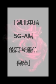 湖北电信5G-A赋能高考通信保障