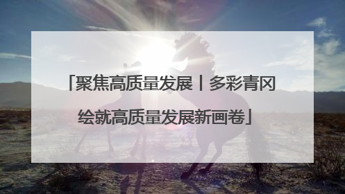 聚焦高质量发展丨多彩青冈 绘就高质量发展新画卷