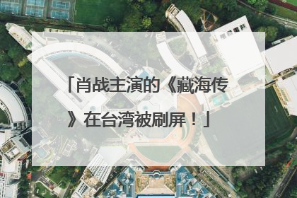 肖战主演的《藏海传》在台湾被刷屏！