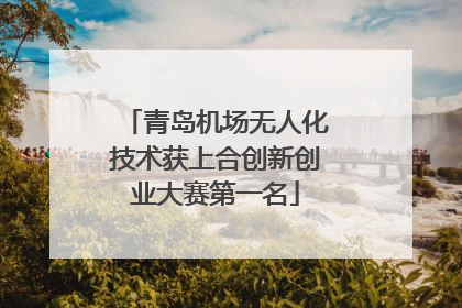 青岛机场无人化技术获上合创新创业大赛第一名