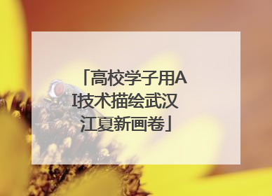 高校学子用AI技术描绘武汉江夏新画卷