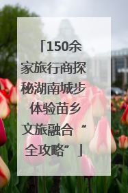 150余家旅行商探秘湖南城步 体验苗乡文旅融合“全攻略”