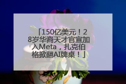 150亿美元！28岁华裔天才官宣加入Meta，扎克伯格掀翻AI牌桌！