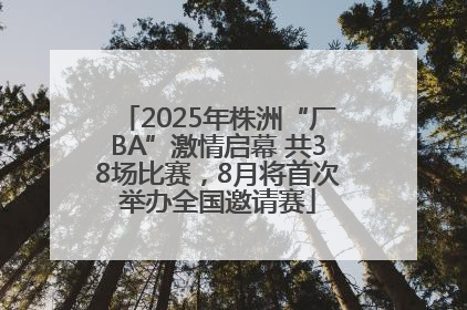 2025年株洲“厂BA”激情启幕 共38场比赛，8月将首次举办全国邀请赛