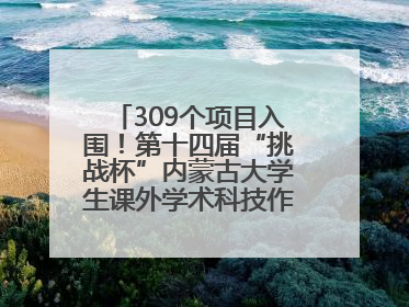 309个项目入围！第十四届“挑战杯”内蒙古大学生课外学术科技作品竞赛收官
